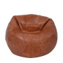 Fotoliu puf Extra Ball - imitatie piele - coniac Fotoliu puf Extra Ball - imitatie piele - coniac