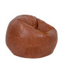 Fotoliu puf Extra Ball - imitatie piele - coniac Fotoliu puf Extra Ball - imitatie piele - coniac