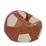 Fotoliu puf Extra Ball - imitatie piele - coniac/crem Fotoliu puf Extra Ball - imitatie piele - coniac/crem