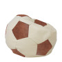 Fotoliu puf Extra Ball - imitatie piele - crem/coniac Fotoliu puf Extra Ball - imitatie piele - crem/coniac