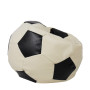 Fotoliu puf Extra Ball - imitatie piele - crem/negru Fotoliu puf Extra Ball - imitatie piele - crem/negru