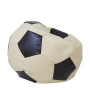 Fotoliu puf Extra Ball - imitatie piele - crem/wenge Fotoliu puf Extra Ball - imitatie piele - crem/wenge