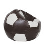Fotoliu puf Extra Ball - imitatie piele - maro/alb Fotoliu puf Extra Ball - imitatie piele - maro/alb