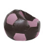 Fotoliu puf Extra Ball - imitatie piele - maro/mov Fotoliu puf Extra Ball - imitatie piele - maro/mov