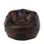 Fotoliu puf Extra Ball - imitatie piele - maro/wenge Fotoliu puf Extra Ball - imitatie piele - maro/wenge