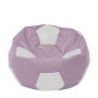 Fotoliu puf Extra Ball - imitatie piele - mov/alb Fotoliu puf Extra Ball - imitatie piele - mov/alb