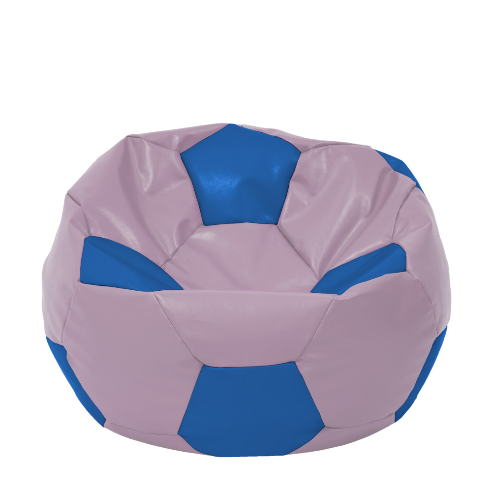Fotoliu puf Extra Ball - imitatie piele - mov/albastru Fotoliu puf Extra Ball - imitatie piele - mov/albastru
