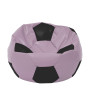 Fotoliu puf Extra Ball - imitatie piele - mov/negru Fotoliu puf Extra Ball - imitatie piele - mov/negru