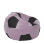Fotoliu puf Extra Ball - imitatie piele - mov/negru Fotoliu puf Extra Ball - imitatie piele - mov/negru