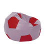 Fotoliu puf Extra Ball - imitatie piele - mov/rosu Fotoliu puf Extra Ball - imitatie piele - mov/rosu