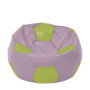 Fotoliu puf Extra Ball - imitatie piele - mov/verde Fotoliu puf Extra Ball - imitatie piele - mov/verde