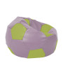 Fotoliu puf Extra Ball - imitatie piele - mov/verde Fotoliu puf Extra Ball - imitatie piele - mov/verde