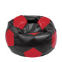 Fotoliu puf Extra Ball - imitatie piele - negru/rosu Fotoliu puf Extra Ball - imitatie piele - negru/rosu