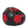 Fotoliu puf Extra Ball - imitatie piele - negru/rosu Fotoliu puf Extra Ball - imitatie piele - negru/rosu