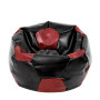 Fotoliu puf Extra Ball - imitatie piele - negru/bordo Fotoliu puf Extra Ball - imitatie piele - negru/bordo