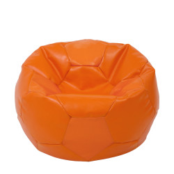 Fotoliu puf Extra Ball - imitatie piele - portocaliu Fotoliu puf Extra Ball - imitatie piele - portocaliu