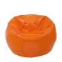 Fotoliu puf Extra Ball - imitatie piele - portocaliu Fotoliu puf Extra Ball - imitatie piele - portocaliu