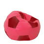 Fotoliu puf Extra Ball - imitatie piele - roz/rosu Fotoliu puf Extra Ball - imitatie piele - roz/rosu