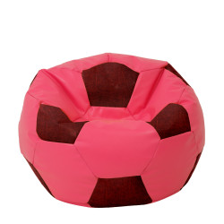 Fotoliu puf Extra Ball - imitatie piele - roz/bordo Fotoliu puf Extra Ball - imitatie piele - roz/bordo