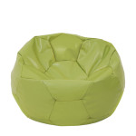 Fotoliu puf Extra Ball - imitatie piele - verde