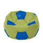 Fotoliu puf Extra Ball - imitatie piele - verde/albastru Fotoliu puf Extra Ball - imitatie piele - verde/albastru