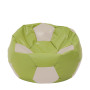 Fotoliu puf Extra Ball - imitatie piele - verde/crem Fotoliu puf Extra Ball - imitatie piele - verde/crem