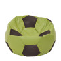 Fotoliu puf Extra Ball - imitatie piele - verde/maro Fotoliu puf Extra Ball - imitatie piele - verde/maro