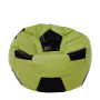 Fotoliu puf Extra Ball - imitatie piele - verde/negru Fotoliu puf Extra Ball - imitatie piele - verde/negru