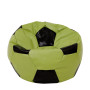 Fotoliu puf Extra Ball - imitatie piele - verde/wenge Fotoliu puf Extra Ball - imitatie piele - verde/wenge