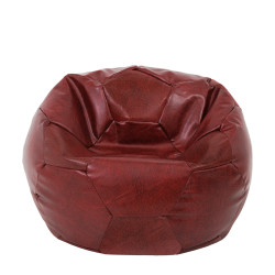 Fotoliu puf Extra Ball - imitatie piele - bordo Fotoliu puf Extra Ball - imitatie piele - bordo