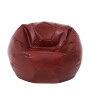 Fotoliu puf Extra Ball - imitatie piele - bordo Fotoliu puf Extra Ball - imitatie piele - bordo