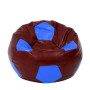 Fotoliu puf Extra Ball - imitatie piele - bordo/albastru Fotoliu puf Extra Ball - imitatie piele - bordo/albastru