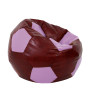 Fotoliu puf Extra Ball - imitatie piele - bordo/mov Fotoliu puf Extra Ball - imitatie piele - bordo/mov