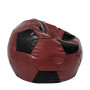 Fotoliu puf Extra Ball - imitatie piele - bordo/negru Fotoliu puf Extra Ball - imitatie piele - bordo/negru
