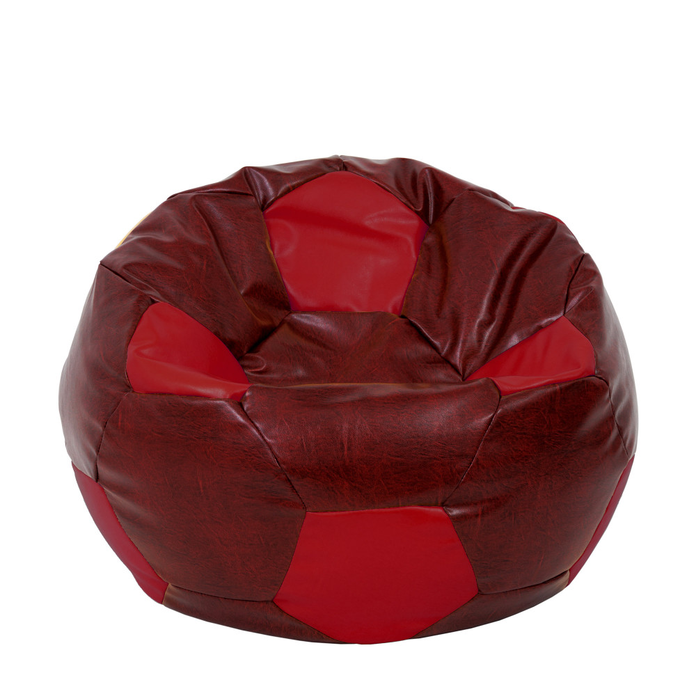Fotoliu puf Extra Ball - imitatie piele - bordo/rosu Fotoliu puf Extra Ball - imitatie piele - bordo/rosu