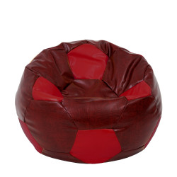 Fotoliu puf Extra Ball - imitatie piele - bordo/rosu Fotoliu puf Extra Ball - imitatie piele - bordo/rosu