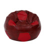 Fotoliu puf Extra Ball - imitatie piele - bordo/rosu Fotoliu puf Extra Ball - imitatie piele - bordo/rosu
