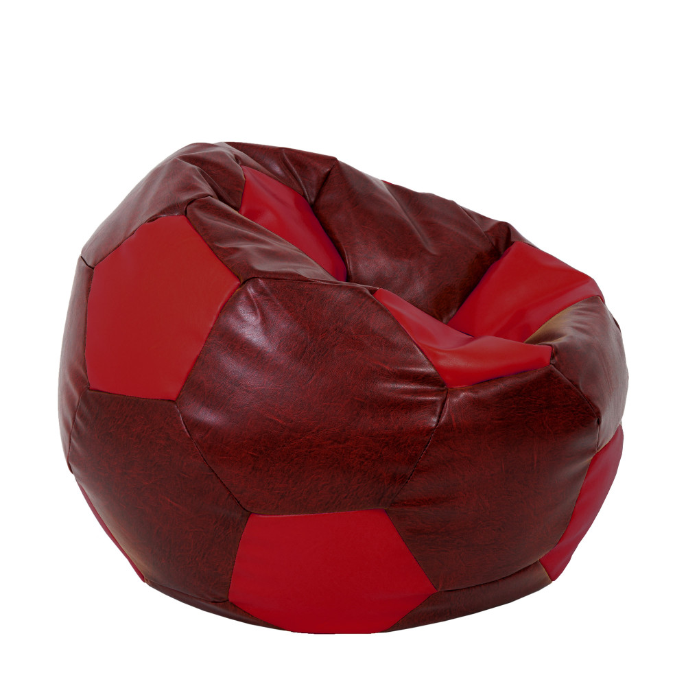 Fotoliu puf Extra Ball - imitatie piele - bordo/rosu Fotoliu puf Extra Ball - imitatie piele - bordo/rosu