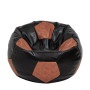 Fotoliu puf Extra Ball - imitatie piele - wenge/coniac Fotoliu puf Extra Ball - imitatie piele - wenge/coniac