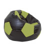 Fotoliu puf Extra Ball - imitatie piele - wenge/verde Fotoliu puf Extra Ball - imitatie piele - wenge/verde