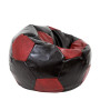 Fotoliu puf Extra Ball - imitatie piele - wenge/bordo Fotoliu puf Extra Ball - imitatie piele - wenge/bordo