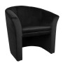 Fotoliu Iulia - stofa H01 - negru Fotoliu Iulia - stofa H01 - negru