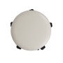 Scaun profesional, fara spatar - LABOR - imitatie piele crem Scaun profesional, fara spatar - LABOR - imitatie piele crem