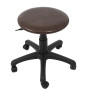 Scaun profesional, fara spatar - LABOR - imitatie piele maro