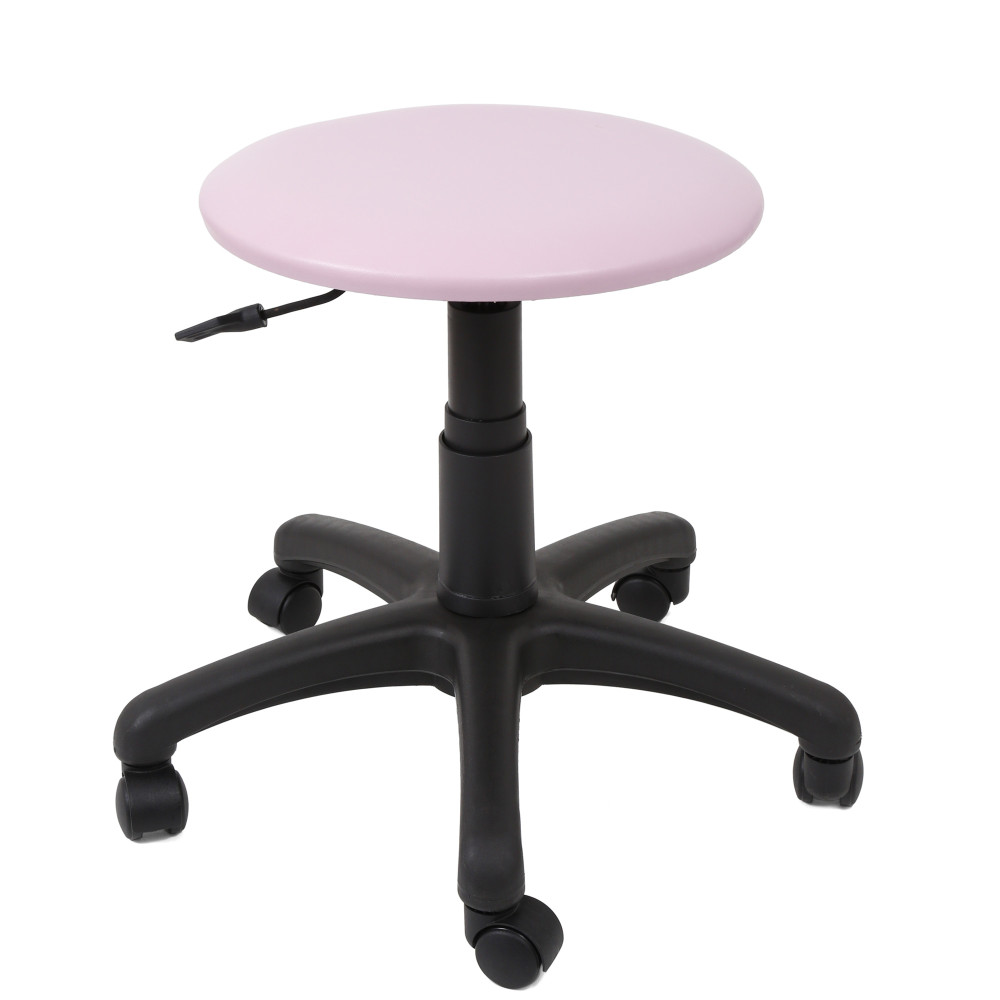 Scaun profesional, fara spatar - LABOR - imitatie piele mov