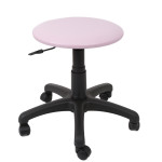 Scaun profesional, fara spatar - LABOR - imitatie piele mov