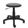 Scaun profesional, fara spatar - LABOR - imitatie piele neagra
