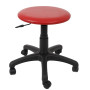 Scaun profesional, fara spatar - LABOR - imitatie piele rosu Scaun profesional, fara spatar - LABOR - imitatie piele rosu