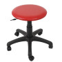 Scaun profesional, fara spatar - LABOR - imitatie piele rosu Scaun profesional, fara spatar - LABOR - imitatie piele rosu