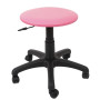 Scaun profesional, fara spatar - LABOR - imitatie piele roz Scaun profesional, fara spatar - LABOR - imitatie piele roz